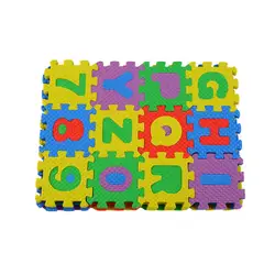 36 шт. детский игровой коврик Алфавит A-Z буквы цифра пенопласт красочный пазл детская развивающая игрушка самостоятельная сборка детский