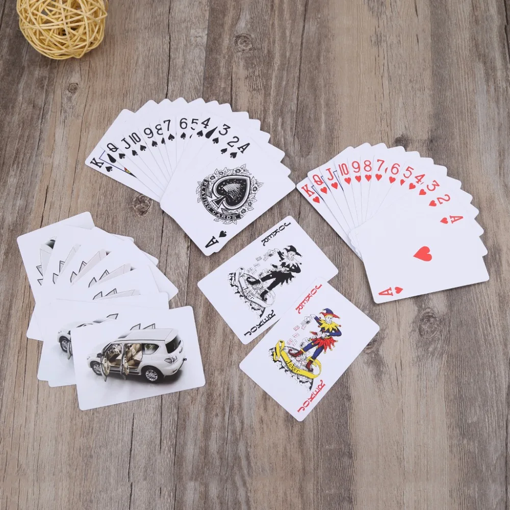 

Plastic Waterproof Poker PVC Playing Card Family Party Fun Board Game Deck Set