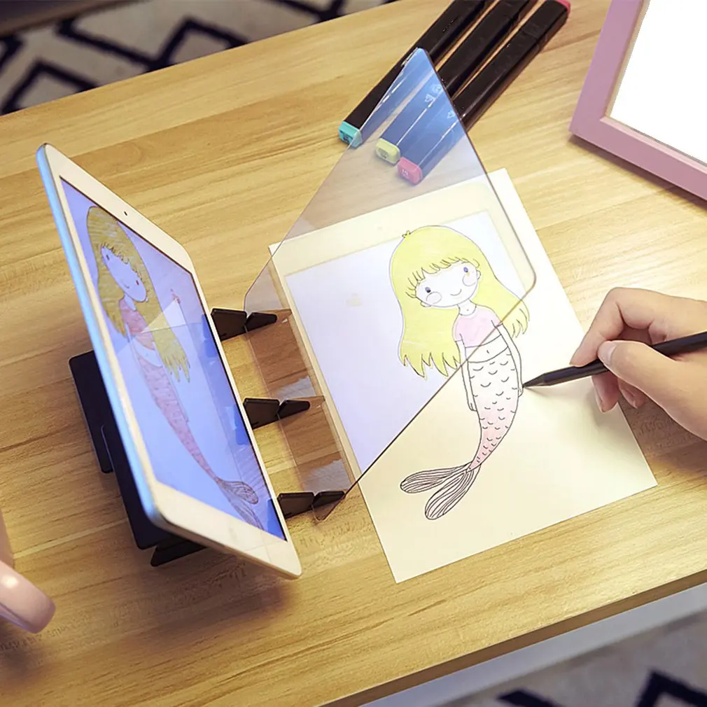 

DIY Art Drawing Sketch Painting Tracing Board Mould Copy Pad Panel Craft Toy Art Copy Pad Mould Painting Panel Anime Sketch