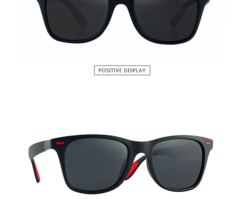 Psacss Новые квадратные поляризованные солнцезащитные очки мужские и женские высококачественные пластиковые оправы для очков винтажные классические брендовые дизайнерские солнцезащитные очки
