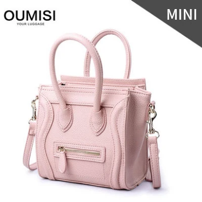 Новинка, модная женская сумка на плечо, Женская Повседневная сумка из искусственной кожи, брендовая дизайнерская сумка, Высококачественная женская сумка - Цвет: (CS)pink medium
