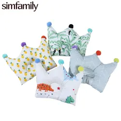 [Simfamily] Новорожденные девочки-мальчики Подушка, формирующая обновленную плоскую голову, младенцы, детская корона в горошек, подушки для