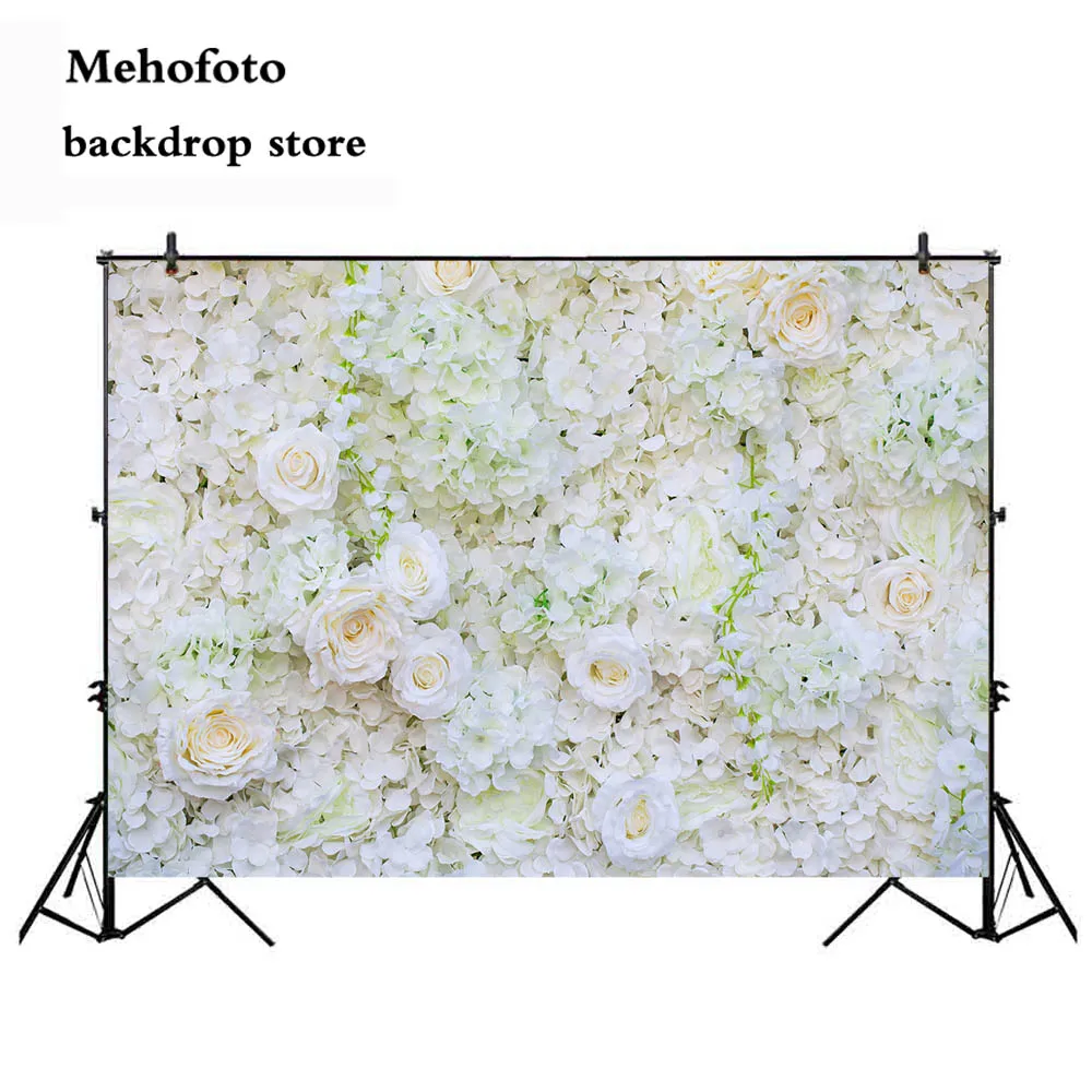 Фотофон Mehofoto с цветами на стену свадебное украшение для невесты витрина белыми