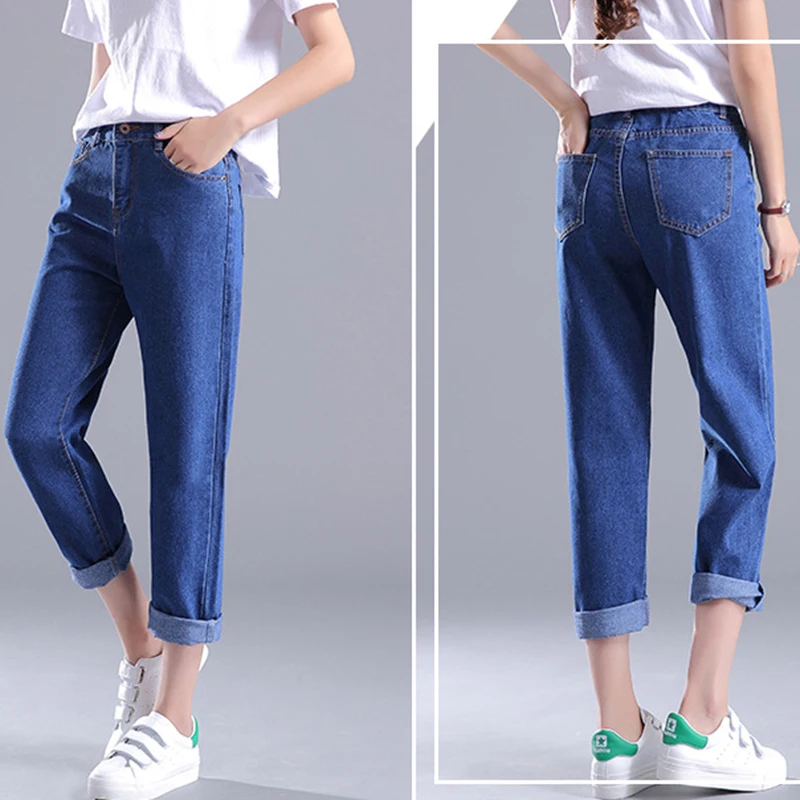 Женские джинсы весна лето трендовая уличная одежда элегантный Ulzzang высокое качество простой корейский стиль Универсальные тонкие женские брюки шик