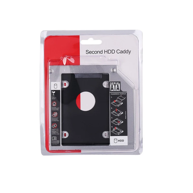  INGELON 12.7mm SATA 3.0 Interface Hard Drive Bracket SSD Adapter Optibay HDD Caddy DVD CD-ROM Enclo
