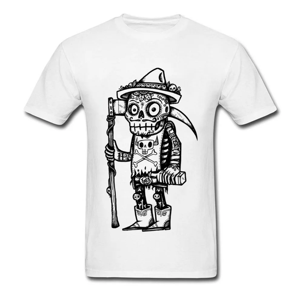 

Lasting Charm Deathly Day Sports T-shirt Men T Shirt Skull Tshirt Mexico Grim Reaper
