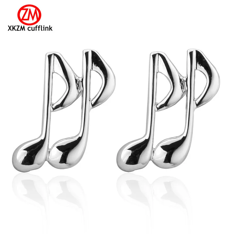 

Luxury Men Silvery music Cufflinks High Quality Lawyer Groom Wedding Cufflinks For Mens Shirt Cuff Links French Jewelry