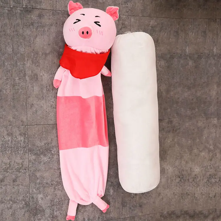 95 см 140 см новые животные плюшевые игрушки длинные мягкие спальные подушки Cushoin свинья/кролик/панда/медведь кукла подарок на день рождения