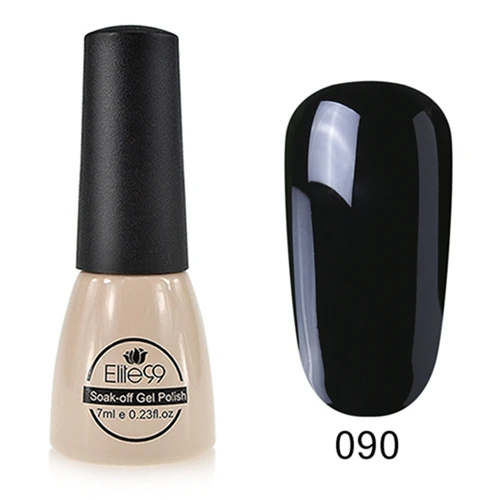 Elite99 7 мл замачивающийся Гель-лак для ногтей, вылечиваемый УФ-светодиодный светильник, Полупостоянный Гель-лак, гель-лаки для ногтей для самостоятельного дизайна ногтей - Цвет: 090