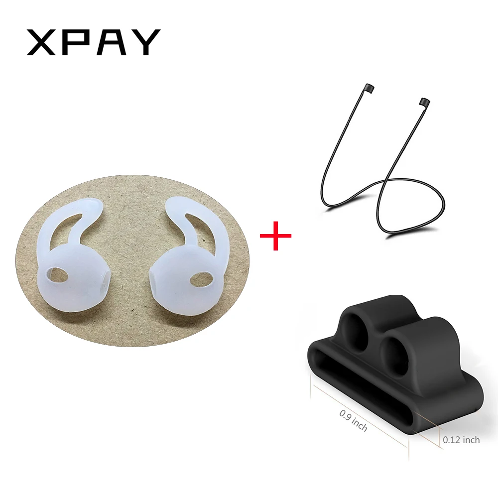 

Soft Replacement Anti-Slip Ear Cover Earbuds Earphone Tips Silicone Case Cover Case for Apple AirPods EarPods Earphone