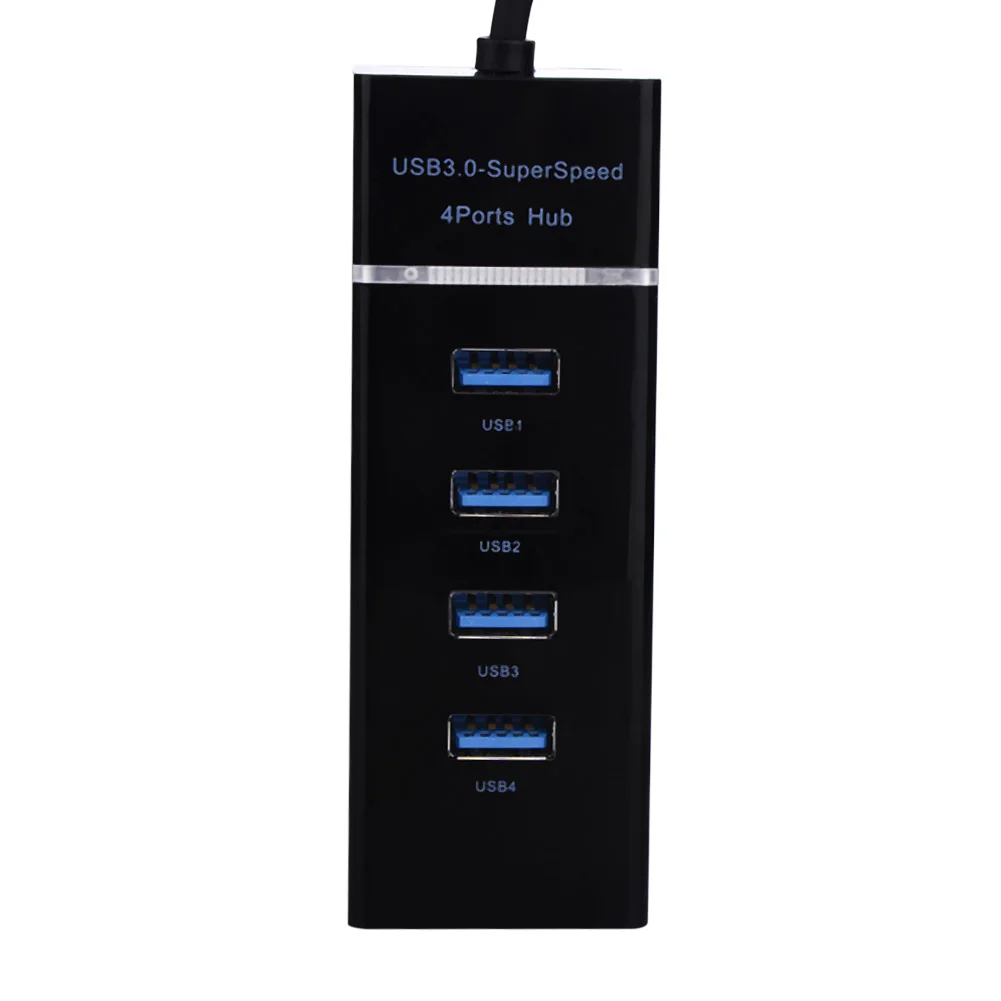 Лидер продаж 4 порта концентратор USB 3 0 с зарядкой и переключателем питания