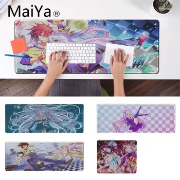 

Maiya New Arrivals NO Game No Life Anime Gamer Speed Mice Retail Small Rubber Mousepad Rubber PC Computer Gaming mousepad