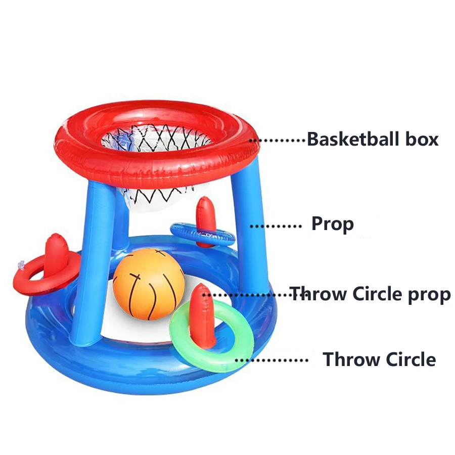 Спорт на открытом воздухе мяч бассейн игры летние надувные игрушки для воды Баскетбол для семьи вечерние бассейн игра в шары аксессуары