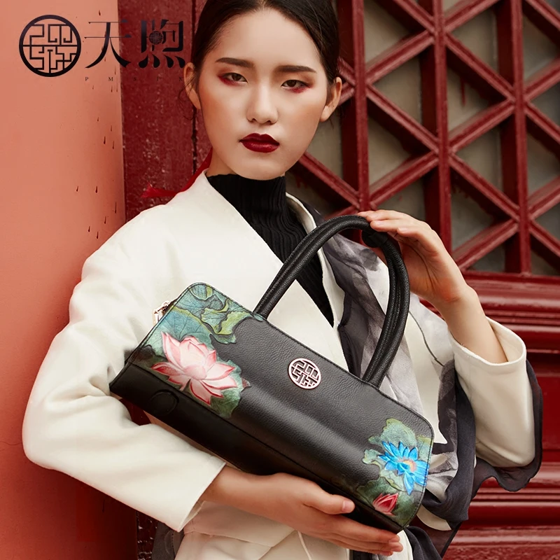 Женская сумка из натуральной кожи с рельефным тиснением|bags with|women bagshoulder bags |