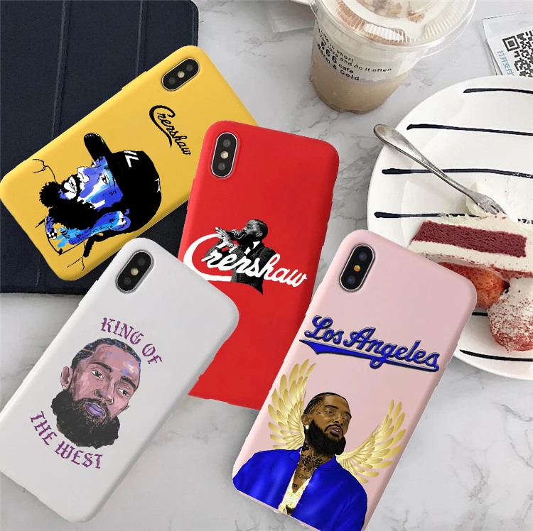 Рэпер Nipsey Hussle цвет мягкий, силиконовый, из ТПУ чехол для телефона для Apple iPhone 8, 7, 6, 6S Plus, X XS MAX XR 11 pro