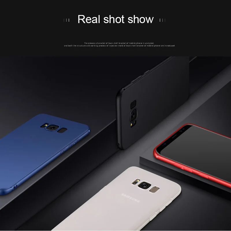 Матовый ультратонкий чехол для мобильного телефона Samsung Galaxy S8 S9 S10 e Plus S6 S7 Edge