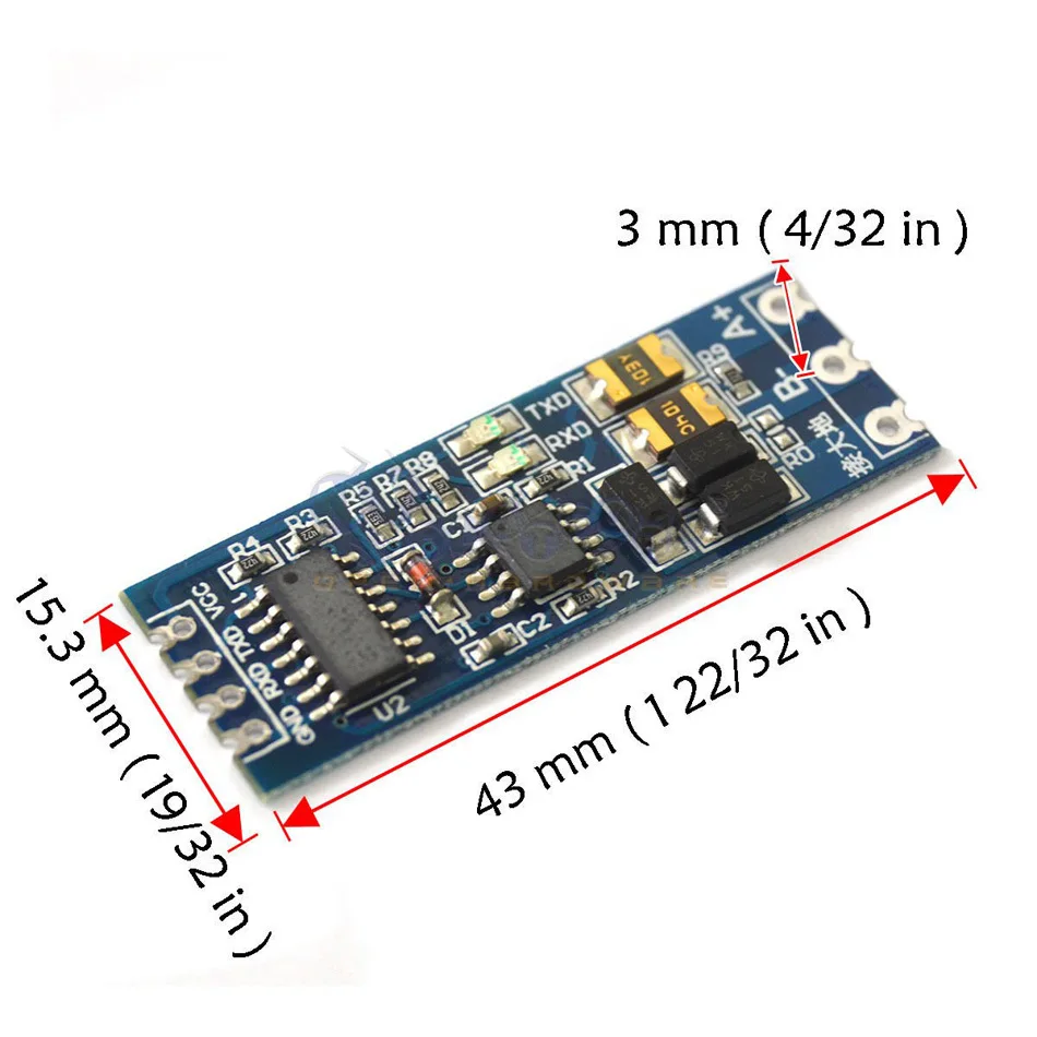 Ttl к RS485 модуль 485-к-последовательный уровень UART взаимное оборудование автоматический контроль потока UART к RS485 конвертер RS485 к ttl