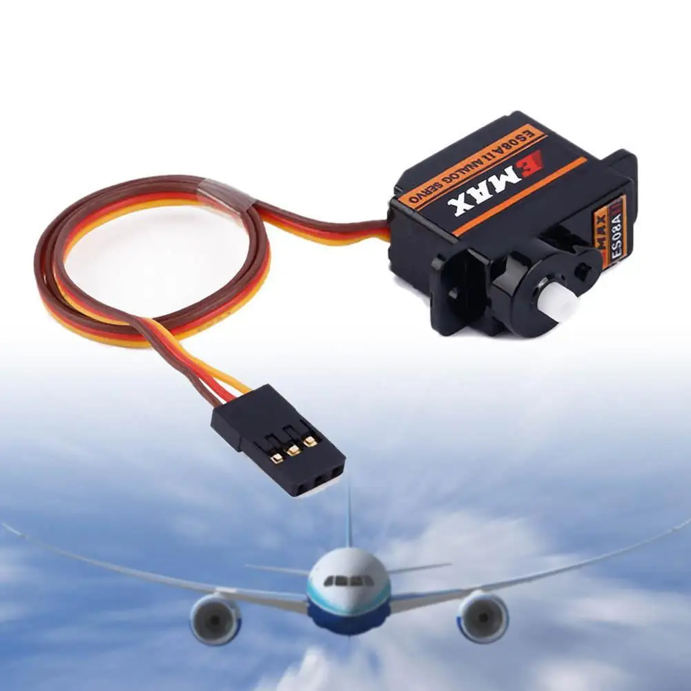 1 Pcs EMax ES08A II 9Gram Mini Micro High Sensitive Servo for 3D RC Plane