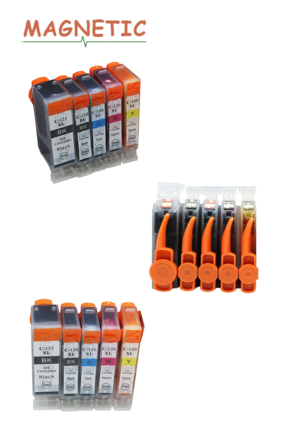 for pgi125 compatible cartridge 5x