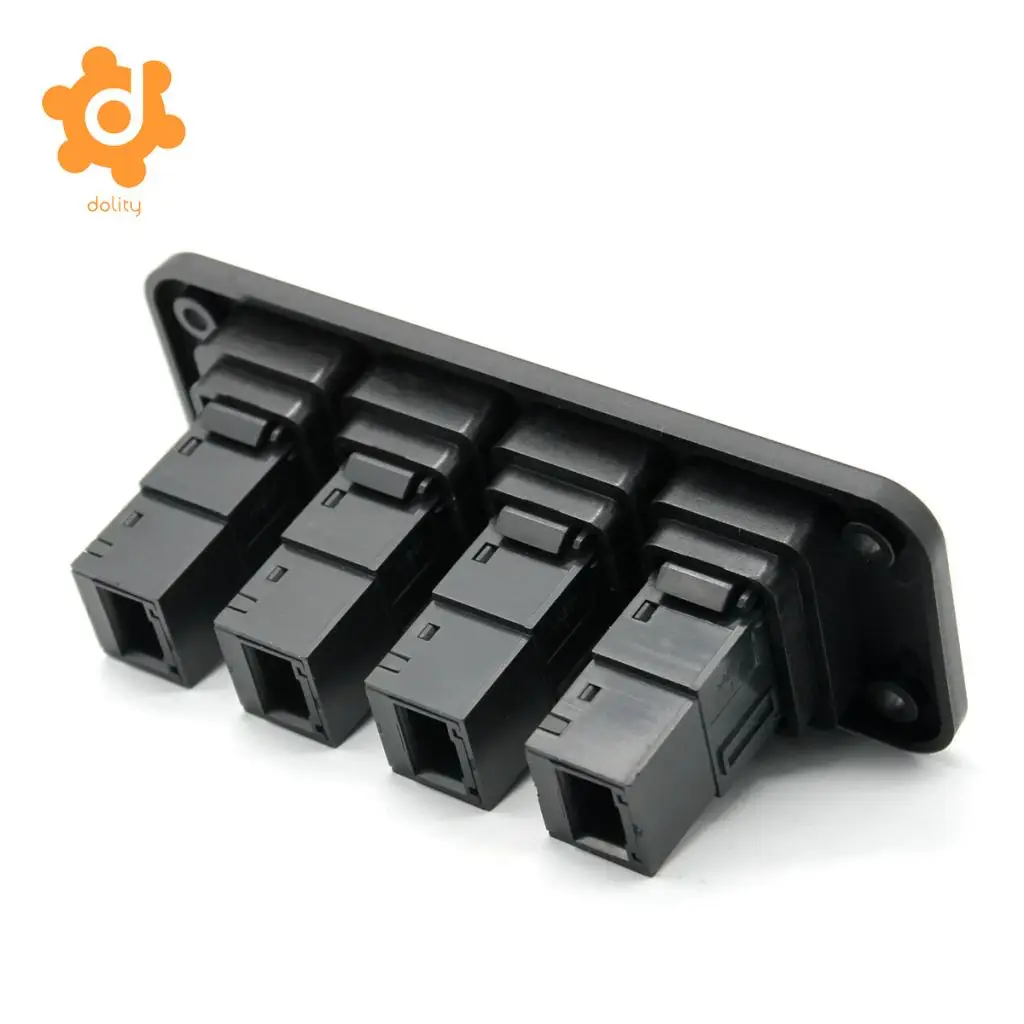 dolity Light Bar+Headlight+Low Beam+Parking Light 4 Gang Switch Panel for Toyota