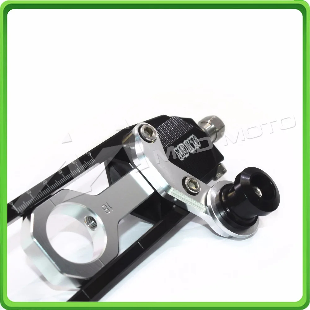 Motorcycle Chain Tensioner Adjuster with bobbin fit for BMW HP4 2012-2014,S1000R 2014-2017,S1000RR 2010-2017 Black & Silver (9)