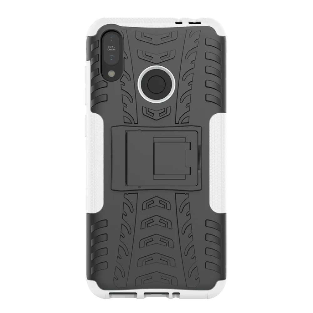 Asus Zenfone Max(M2) ZB633KL чехол противоударный армированный резиновый силиконовый Жесткий чехол для телефона Asus Zenfone Max ZB633KL задняя крышка Fundas - Цвет: Белый