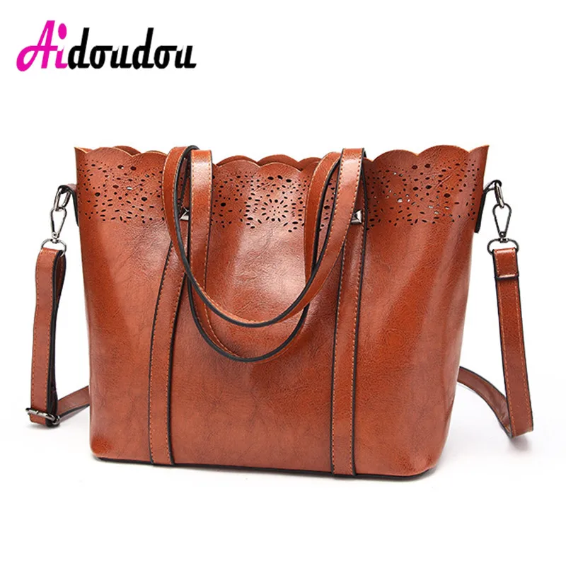 

New Women Handbags Hollow Out Ombre Floral Print Shoulder Crossbody Bags Ladies Pu Leather Totes Vintage Messenger Bag M2301WM