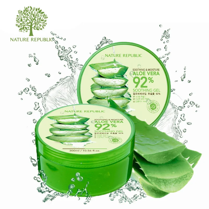 SKIN CARE Korean NatureRepublic Aloe Vera Soothing Gel Cream Mask Acne