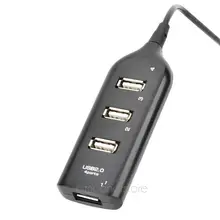 M6988 1-4 usb-хаб стиль 4-портовый 2,0 концентратор USB 40 см-кабель USB адаптер Компьютерные аксессуары