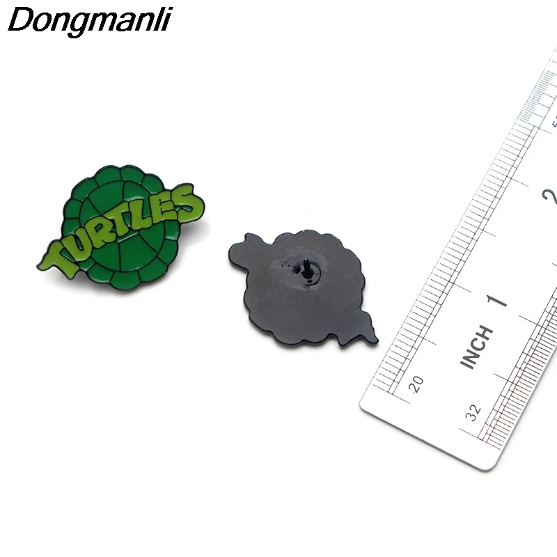 P3583 Dongmanli черепаха металлические эмалированные булавки и броши для женщин модные нагрудные булавки рюкзак сумки значок подарки