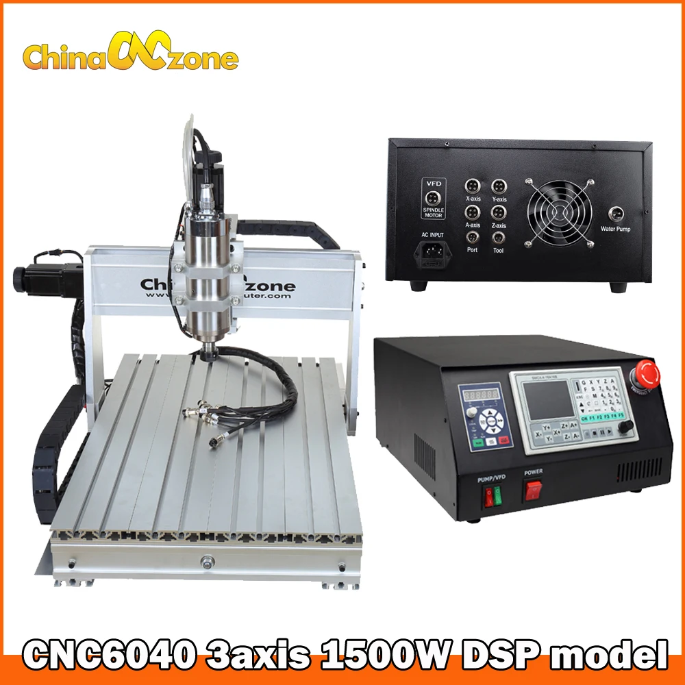 

CNC Router 6040 1.5KW 3axis DSP Controller Box CNC Milling Cutting Engraving Wood Carving Machine DIY Hobby CNC Manufacturer