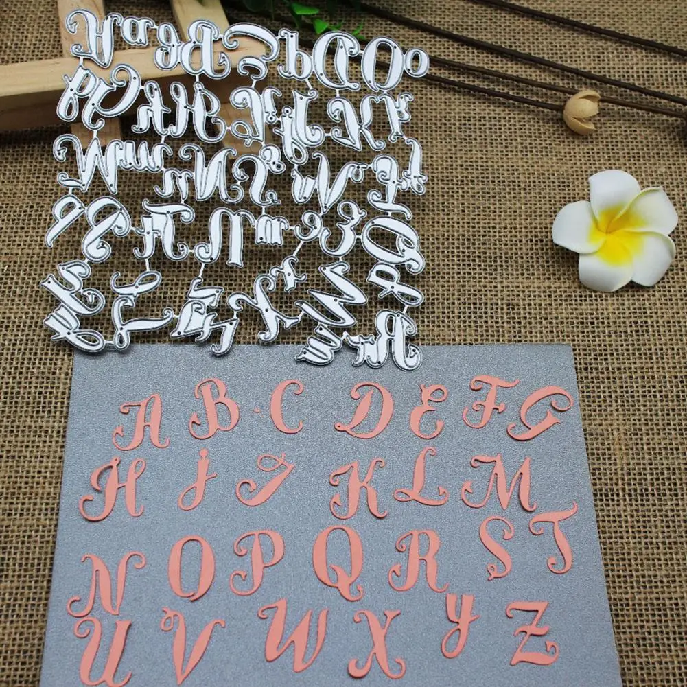 

Letter Alphabet Metal Cutting Dies DIY Scrapbooking Paper Cards Album Stencil