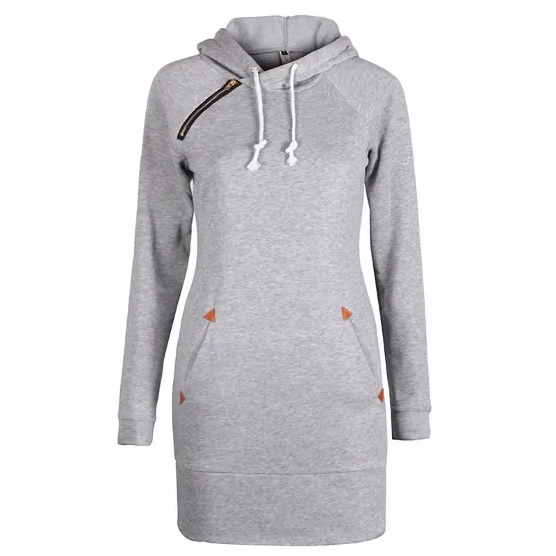  Women Fashion Hoodies Sweatshirt Long Sleeve Zip Sweatshirts Feminino Winter Moleton Pullovers Hara