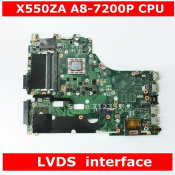 

X550ZA A8-7200P CPU Mainboard for ASUS X550ZA X550ZE X550Z X550 K550Z X555Z VM590Z Laptop Motherboard LVDS GM 100% Tested