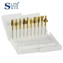 Slite  Woodworking Engraving Machine Pattern Milling Cutter Tools corundum hobbing manicure Box High Speed Steel 10 Piece Set