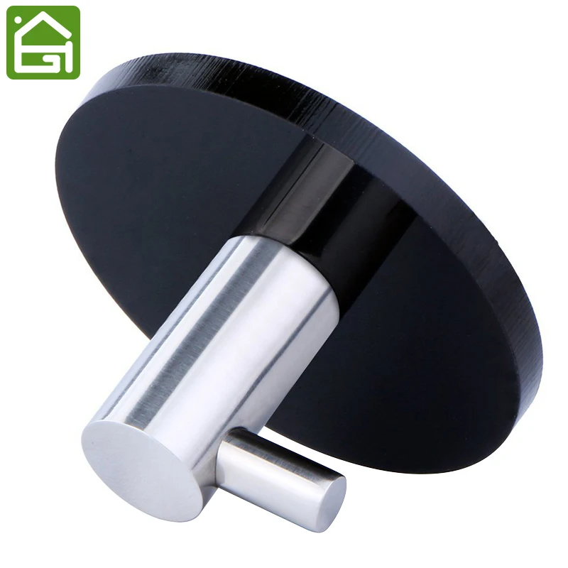 Elegant Rustproof Stainless Steel Acrylic 3M Self Adhesive Stick Wall Hooks Purse Bag Hat Key