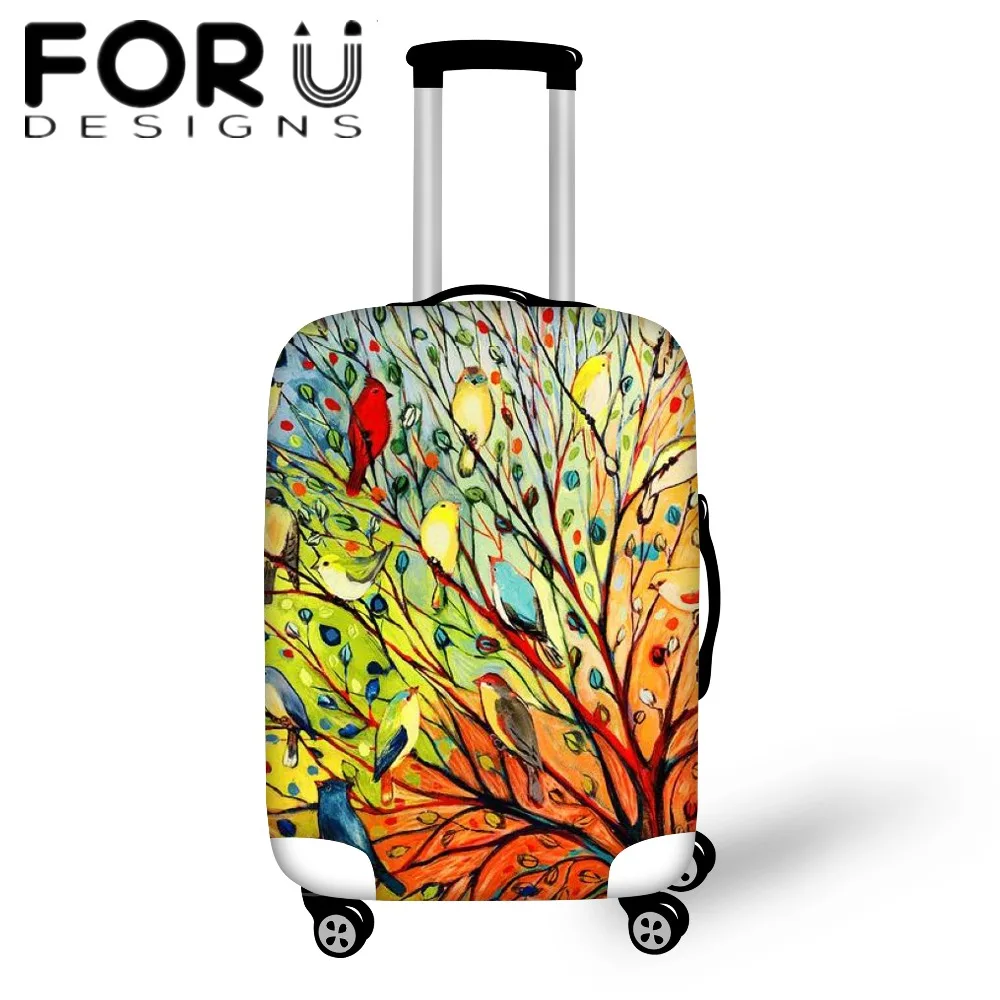

FORUDESIGNS 3D Painting Printing Travel Luggage Protective Cover Waterproof Anti-dust Rain Cover for 18-30 Inch Suitcase Case