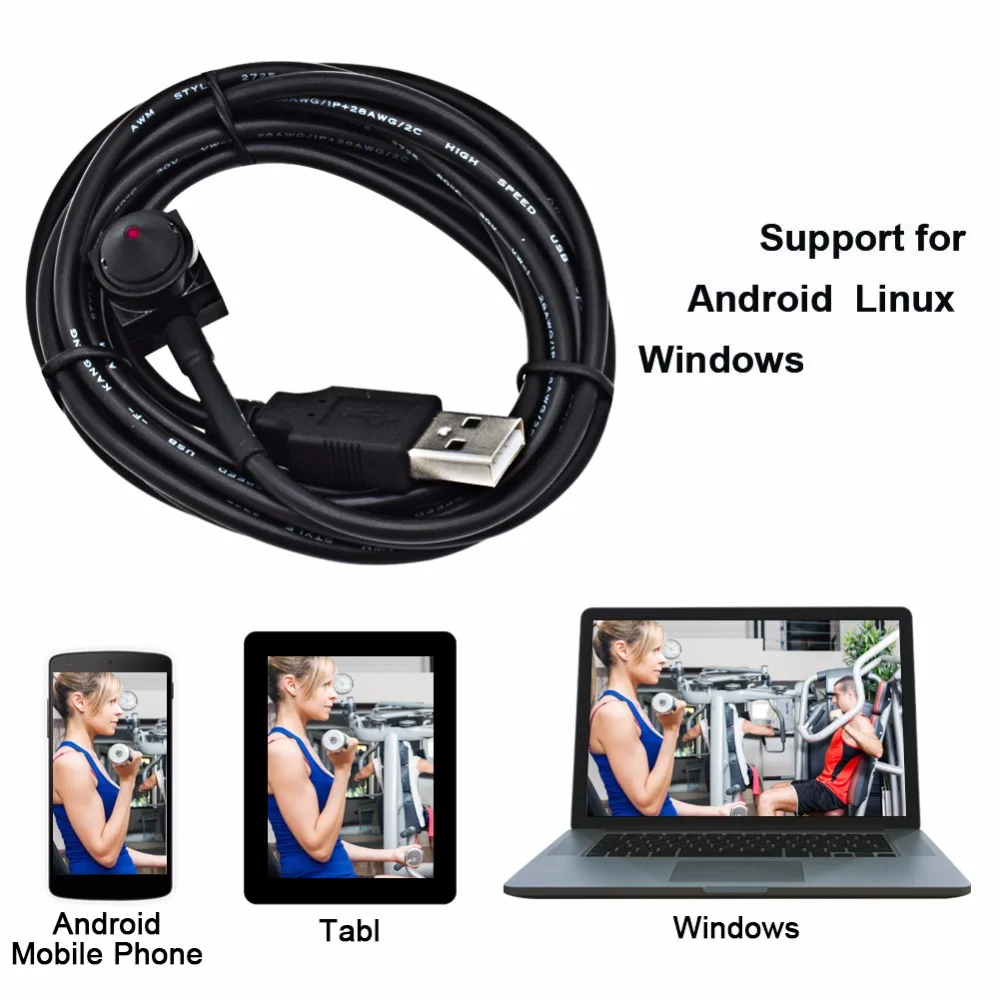 Новая камера видеонаблюдения 720P USB AHD с разъемом и подключением мини для