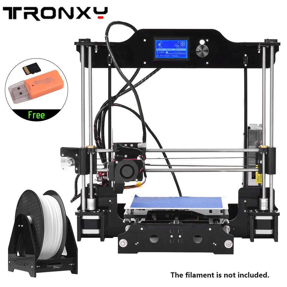 Goede Hoge Precisie Desktop 3d printer Kits DIY Zelf Vergadering LCD12864 Screen Impresora Goedkope 3D Printers 3 D Printer