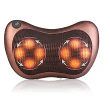 Массажер для шеи, плеч, спины, ног, Массажная подушка для тела, Электрический шиацу, спа, домашний/Автомобильное оборудование, светодиодный светильник с подогревом