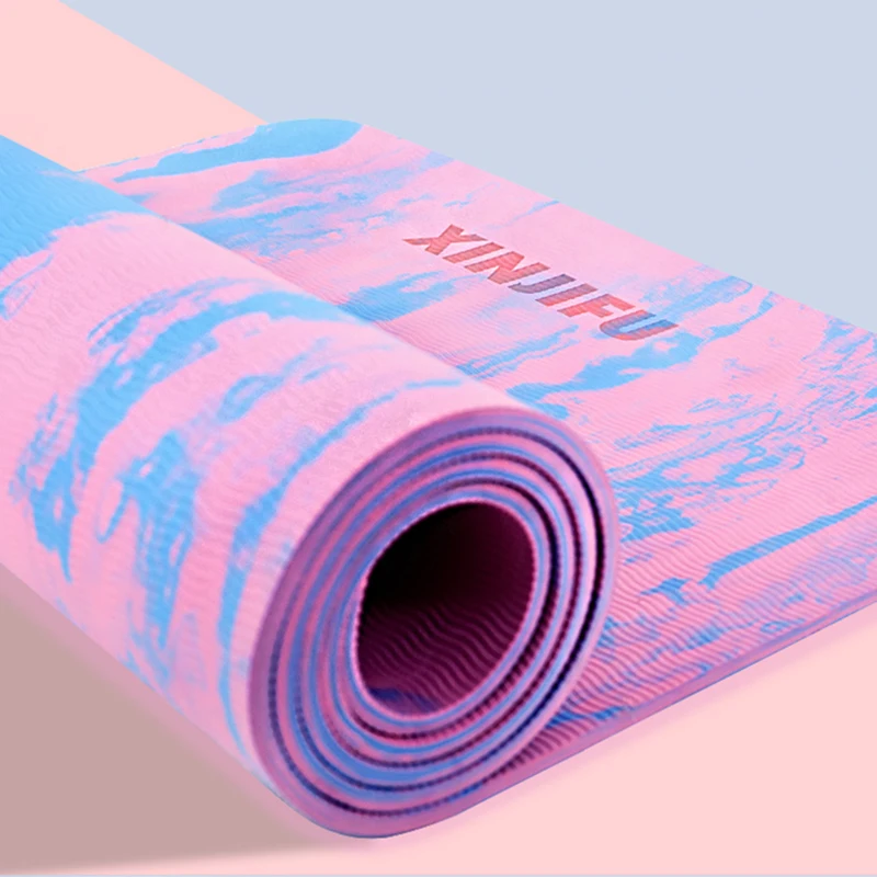 7MM TPE Non-Slip Yoga Mat for Fitness Exercise Gymnastics Mats Indoor Gym Macaron Camouflage Body Building Sports Yoga Cushion 7MM TPE Non-Slip Yoga Mat for Fitness Exercise Gymnastics Mats Indoor Gym Macaron Camouflage Body Building Sports Yoga Cushion