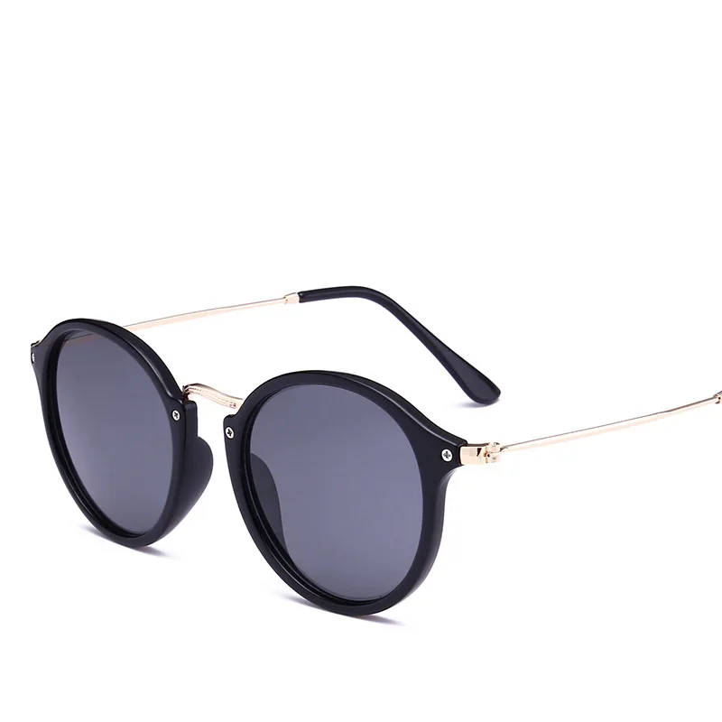 2018 новое поступление круглые солнцезащитные очки в стиле ретро Для мужчин wo Для мужчин Брендовая Дизайнерская обувь солнцезащитные очки