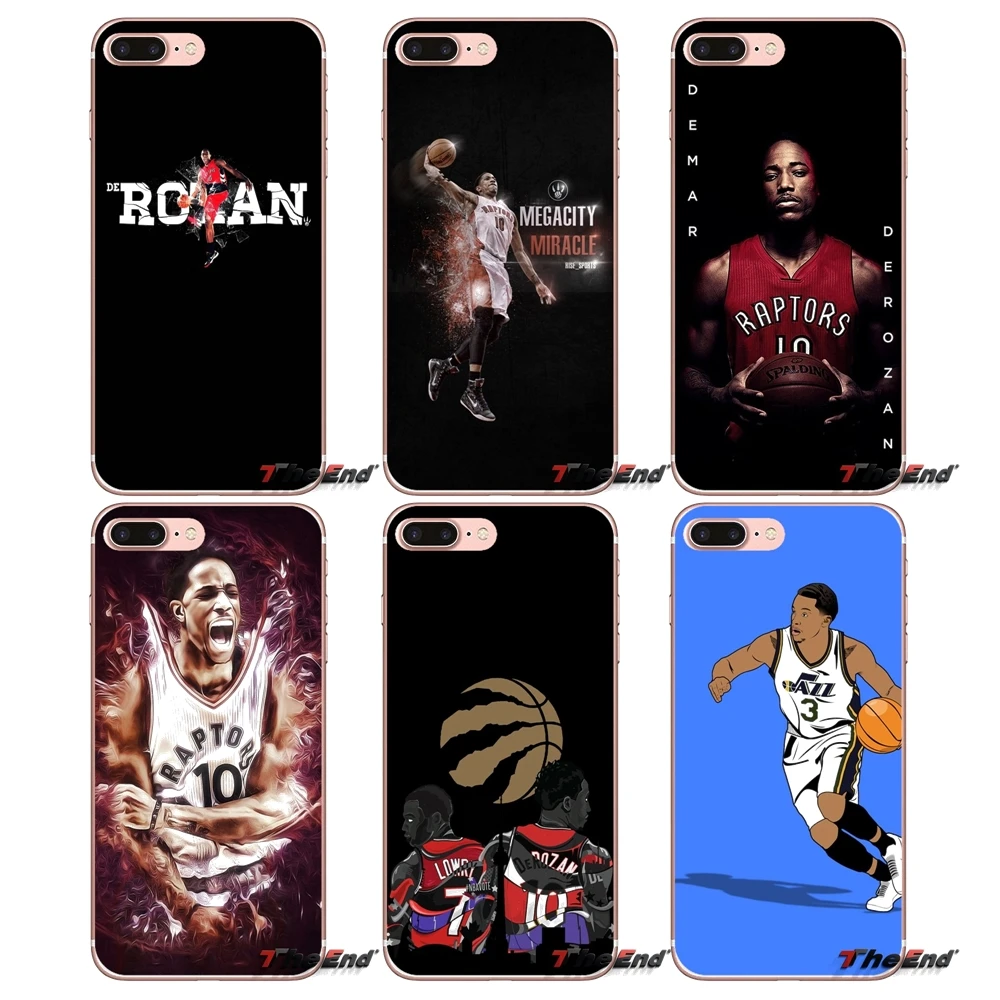 

Silicone Bag Case For iPhone XS Max XR X 4 4S 5 5S 5C SE 6 6S 7 8 Plus Samsung Galaxy J1 J3 J5 J7 A3 A5 basketball Demar DeRozan