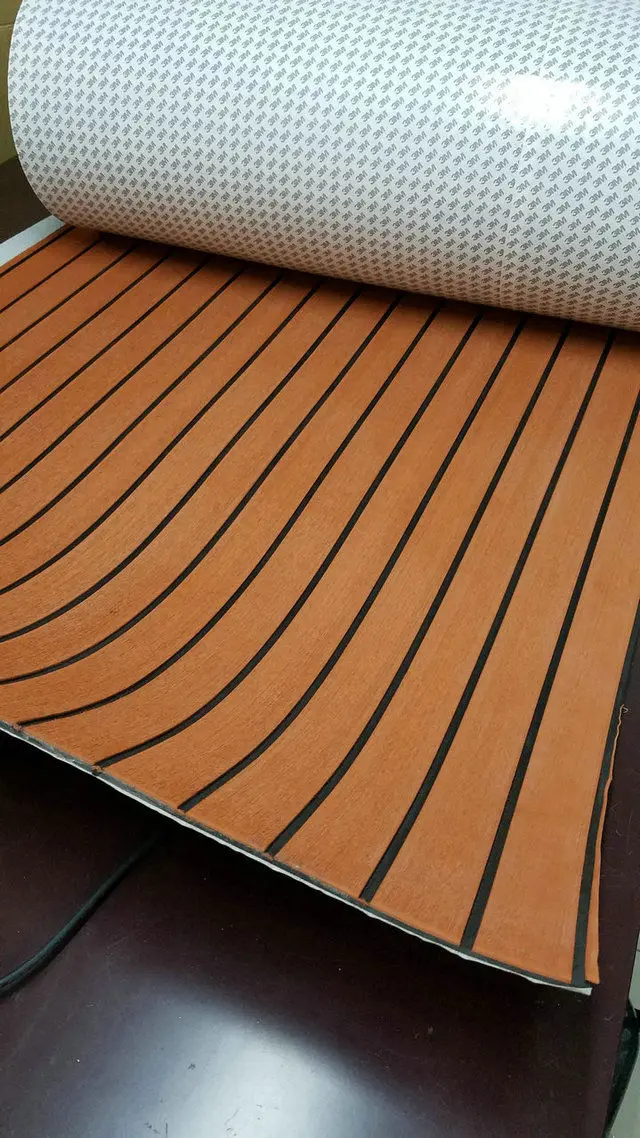 Marine Boat EVA Teak Deck Sheet MLS Light Brown With Black ...