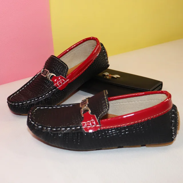 Boys casual loafers shoes boys school uniform shoes kids moccasin slip