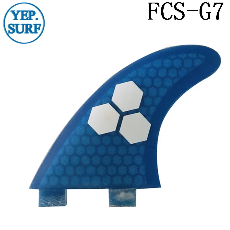 Плавник для серфинга FCS G7 Fin сотовый плавник доски синий цвет квилhas thruster