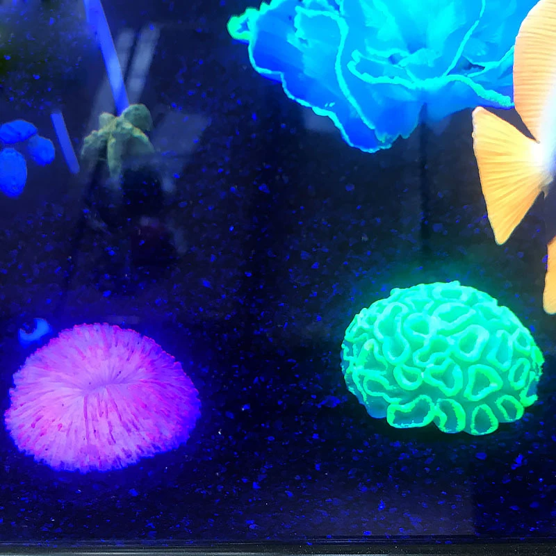 

Aquarium Decoration Artificial Swim Glowing Effect Roral Jellyfish Fish Tank Underwater Live Plante Aquarium Landscape Ornament