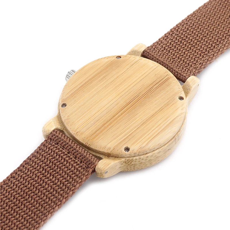 2017 BOBO BIRD Mens Watches Bamboo Watch Luxury Luxury Brand Wristwatches relogio masculino 2035 Quartz Watch for Men C-D10
