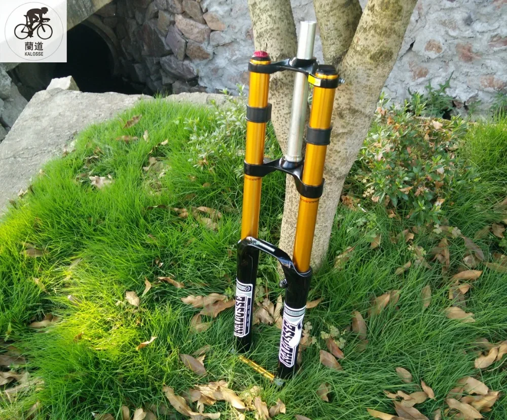 Kalosse Downhill bicycle front fork MTB front fork 110*20mm 26er 180mm