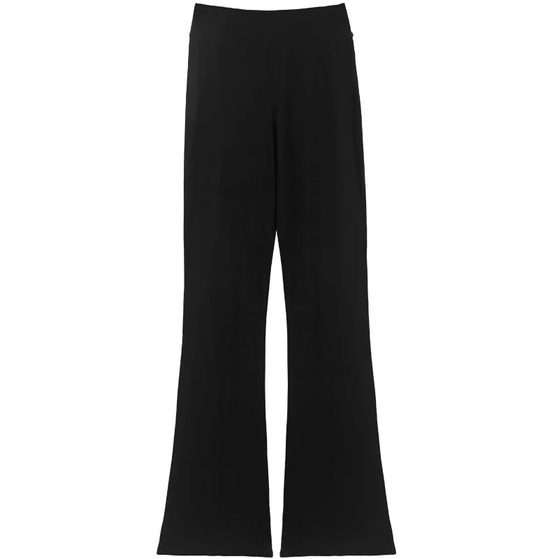 Girls Casual Black Pants Flare Trouser Cotton Gymnastics Fitness Ballet Dance Pants For Children ballet pants